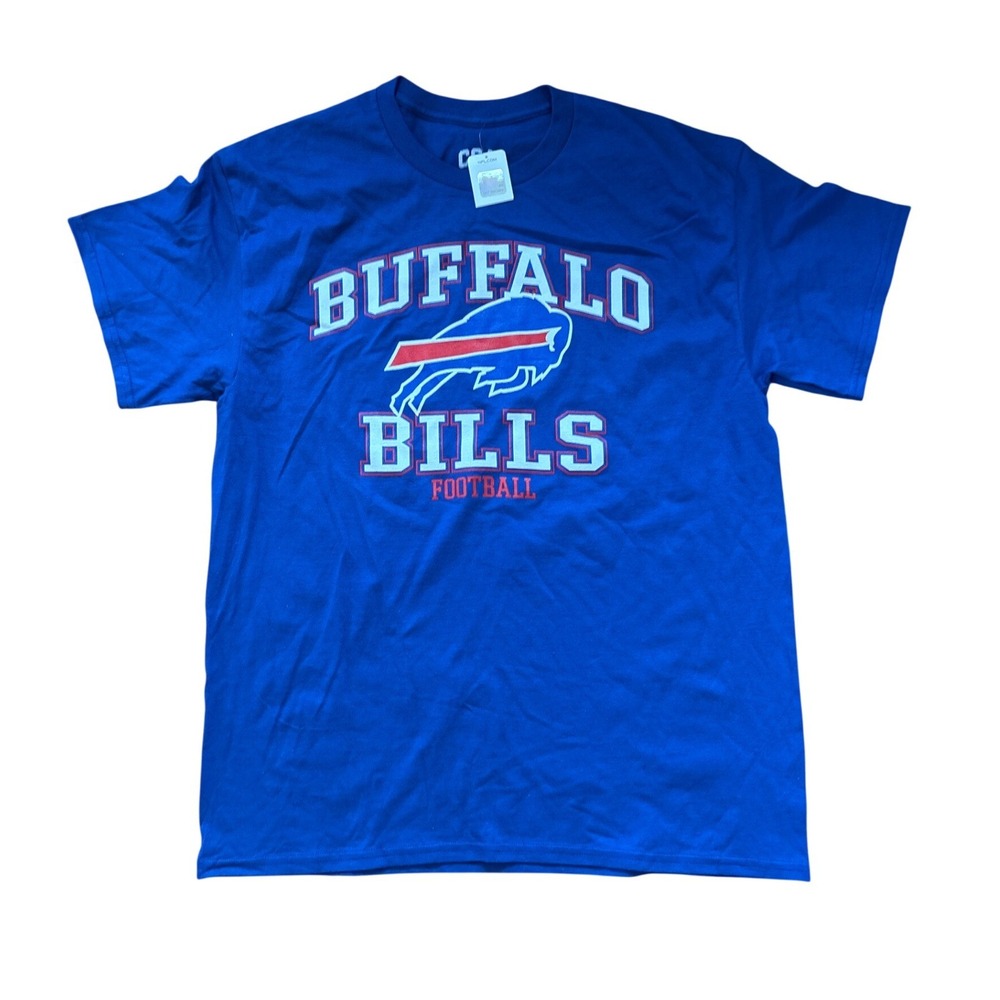 CSA Buffalo Bills T Shirt Mens Blue NFL Football Graphic NWT SIZE L